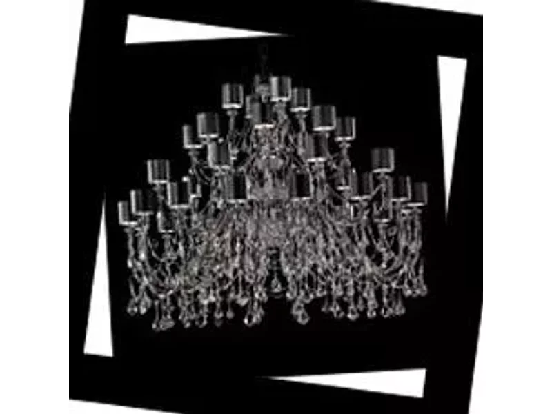 Black Imperial/16+16+4 Swarowski Elements Masiero Luxury Imperial, Люстра