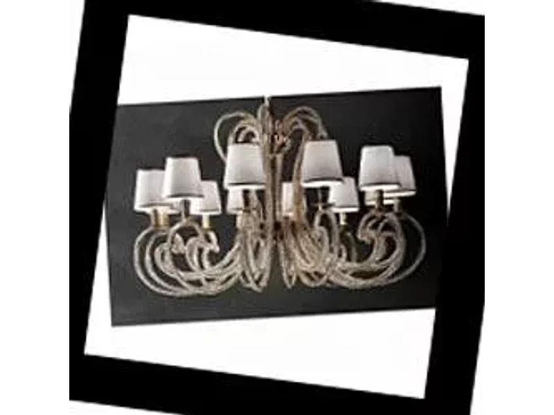 Masiero Luxury Cristalry Cristalry Gold/12 Asfour crystal, Люстра