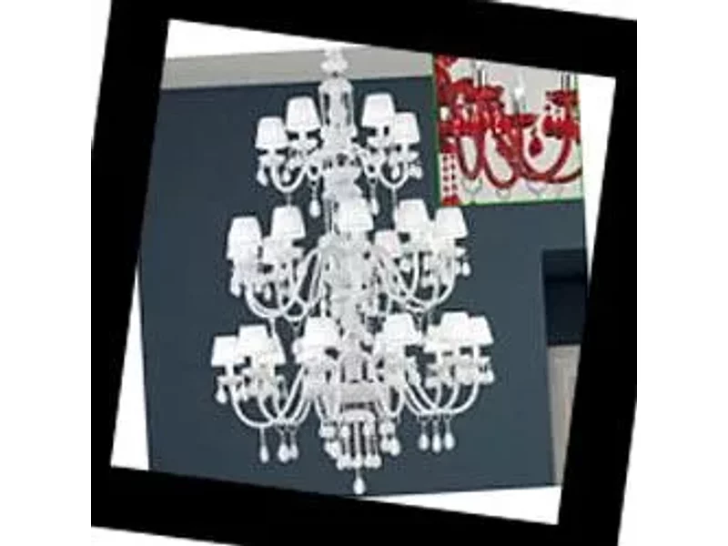 Milord-3587 Masiero Milord 10+10+5 V V Red, Люстра
