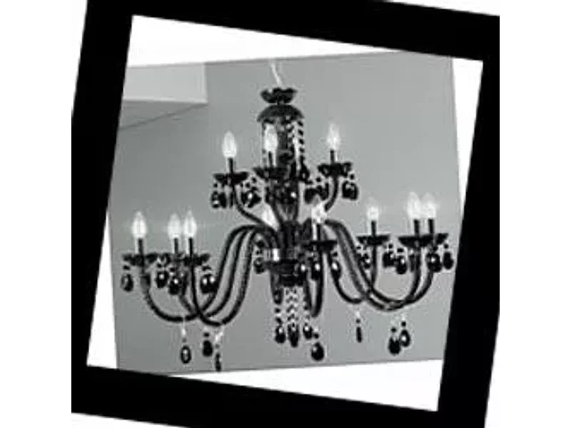 Masiero Milord-3587 Milord 8+4 V V Black, Люстра