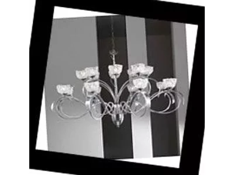ARTICA 1864/16 Argento nero Masca, Люстра