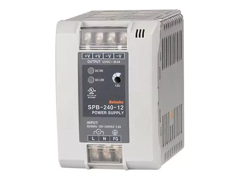 SPB-240-12 Импульсный источник питания, 100~240VAC, Uвых 12VDC, Iвых 20А, 240W