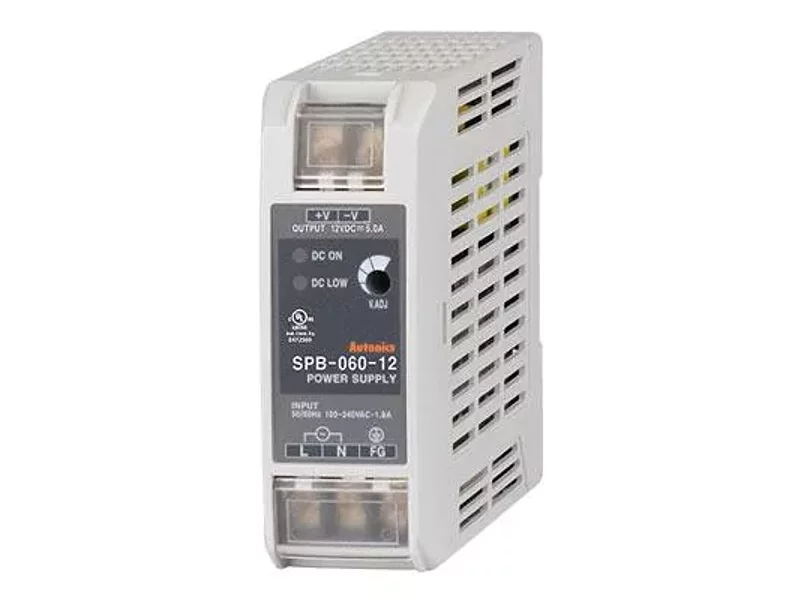 SPB-060-12 Импульсный источник питания, 100~240VAC, Uвых 12VDC, Iвых 5А, 60W