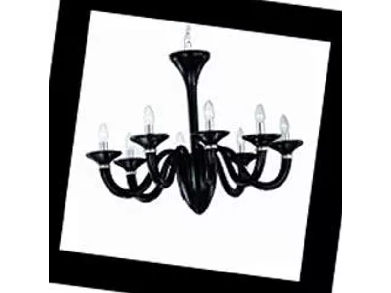 WHITE LADY White lady SP8 Nero Ideal Lux, Люстра
