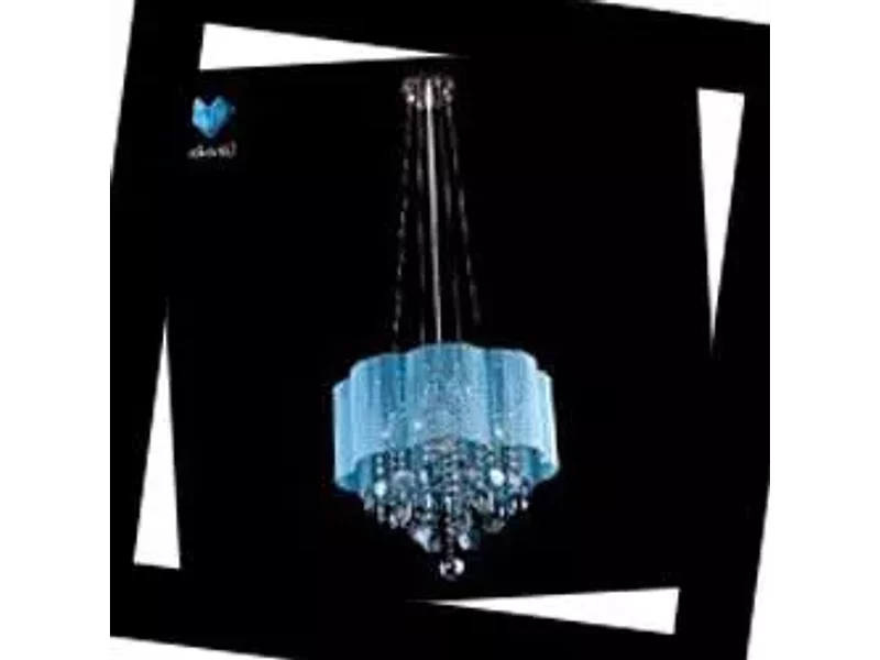 Хрусталь 3155/5 chrome/blue Eurosvet, Люстра