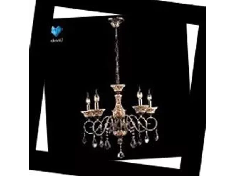 Eurosvet Хрусталь 3160/5 antic bronze, Люстра