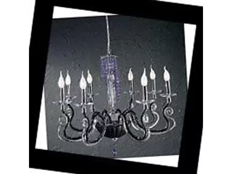 Euroluce Lampadari Venice superlux  Venice superlux L8 black , Люстра Euroluce Venice superlux L