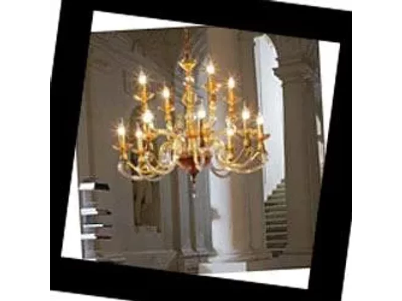 Lyra L8+4 Euroluce Lampadari Lyra, Люстра Euroluce Lyra L8+4