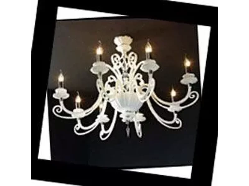 Alicante White S8 Euroluce Lampadari Alicante white, Люстра Euroluce Alicante White S8