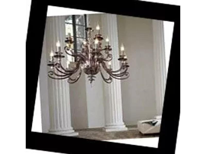 Alicante Fume Alicante L8+4 Fume Euroluce Lampadari, Люстра Euroluce Alicante L8+4 Fume