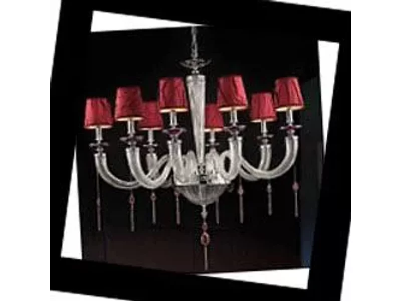 Julienne Clear L8 shade Julienne Euroluce Lampadari, Люстра Euroluce Julienne Clear L8 shade