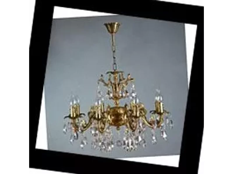 V 2118/8 AB Tear drop crystal GRANADA Brizzi, Люстра