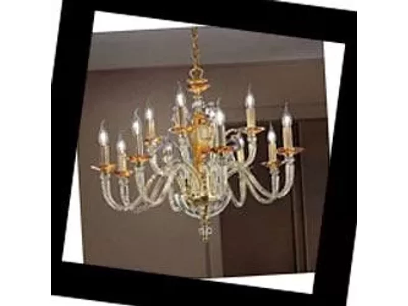 Euroluce Lampadari Donatello Alicante L8+4 DONATELLO ALICANTE, Люстра Euroluce Donatello Alicant