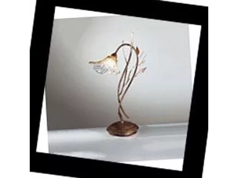 IDL Orchidea 260/1L AMBRA, Лампа настольная