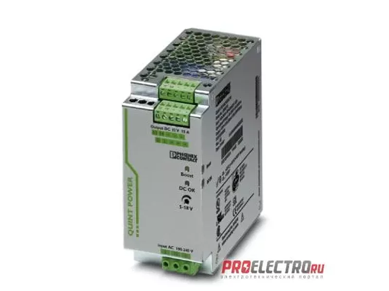 QUINT-PS/ 1AC/12DC/15 Импульсный блок питания - 2866718, Phoenix Contact