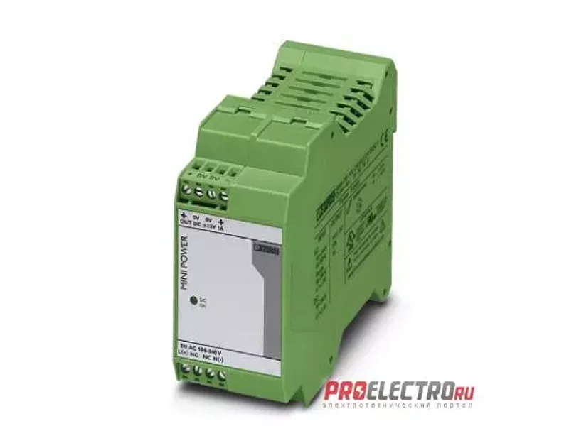 MINI-PS-100-240AC/2X15DC/1 Импульсный блок питания - 2938743, Phoenix Contact