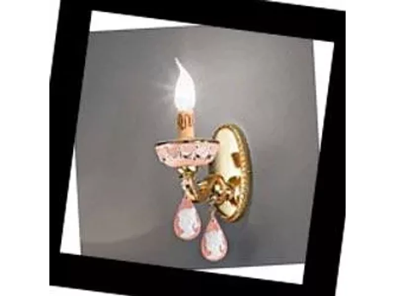 Nervilamp Камея 930/1A/CP Pink Fr.Gold, Бра