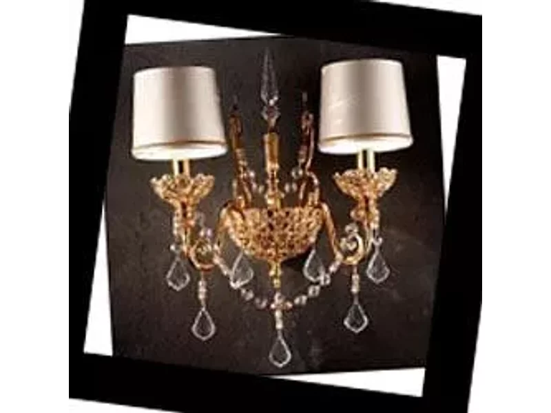 Masiero Luxury Imperial Gold Imperial/A2 Asfour crystal, Бра