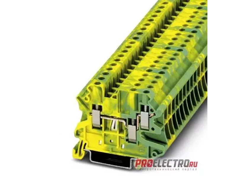 Клемма защитного провода - UT 4-TWIN-PE - 3044380, Phoenix Contact