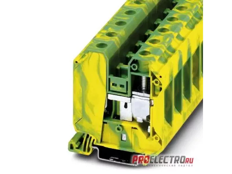 Клемма защитного провода - UT 35-PE - 3044241, Phoenix Contact