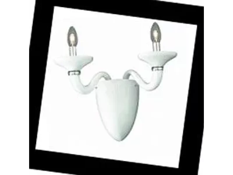 WHITE LADY Ideal Lux White lady AP2 Bianco, Бра