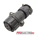 P20K6Q Кабельная розетка, 4 контакта (аналог ШР20П4НШ8)