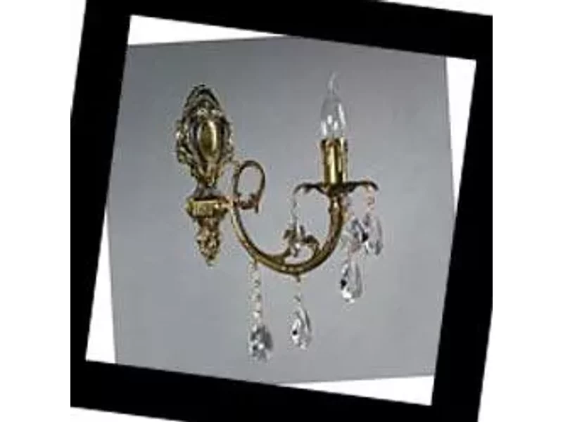 Brizzi Alicante 8888/1 PB Tear drop crystal, Бра