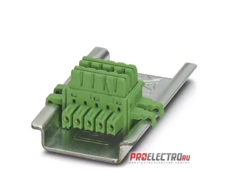 Шинные соединители ME 6,2 TBUS-2 1,5/5-ST-3,81 GN - 2869728, Phoenix Contact