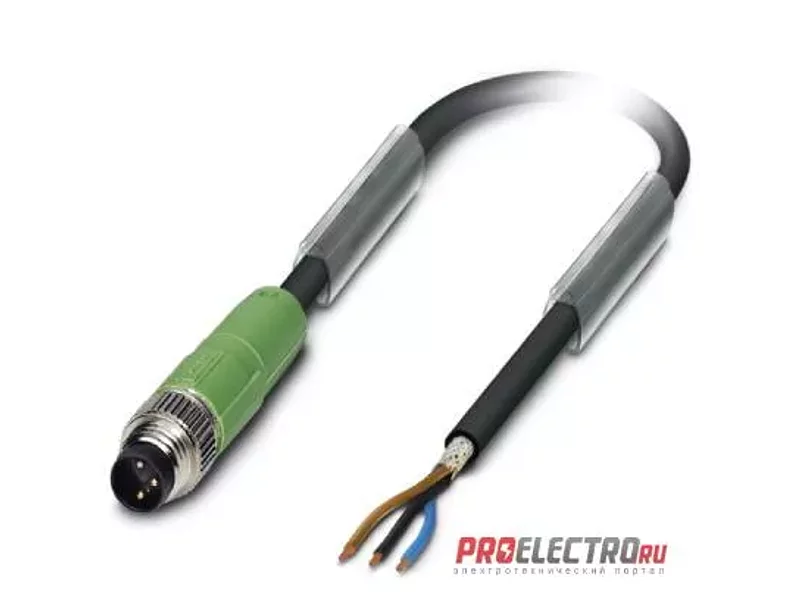 Кабель для датчика SAC-3P-M 8MS/ 1,5-PUR SH - 1521614, Phoenix Contact