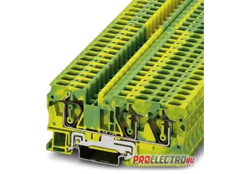 Клемма защитного провода - ST 6-TWIN-PE - 3036482, Phoenix Contact