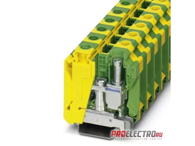 Клемма защитного провода - UT 35-PE/S - 3215928, Phoenix Contact