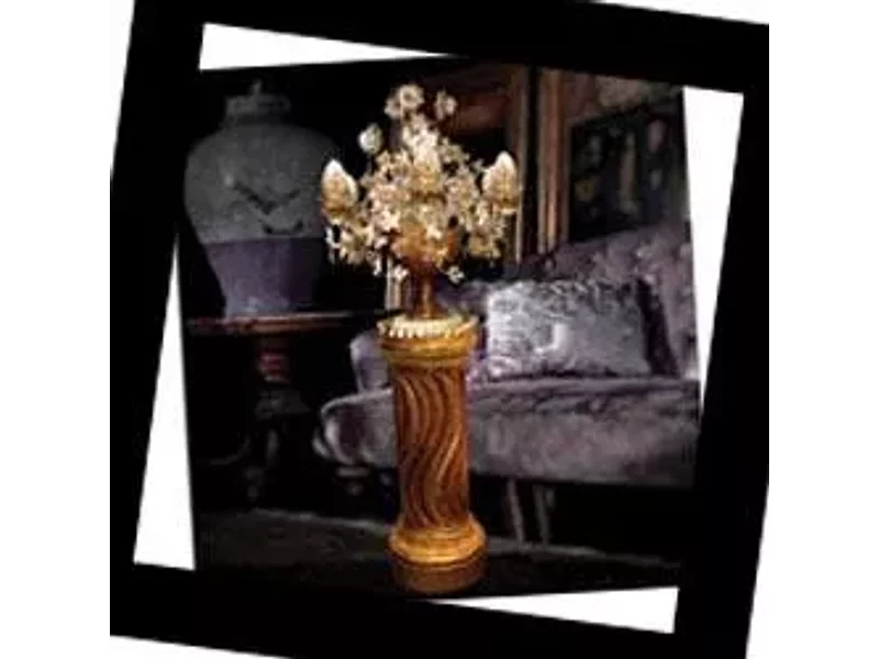 299 PT299/6 Amber Glass Mechini, Торшер