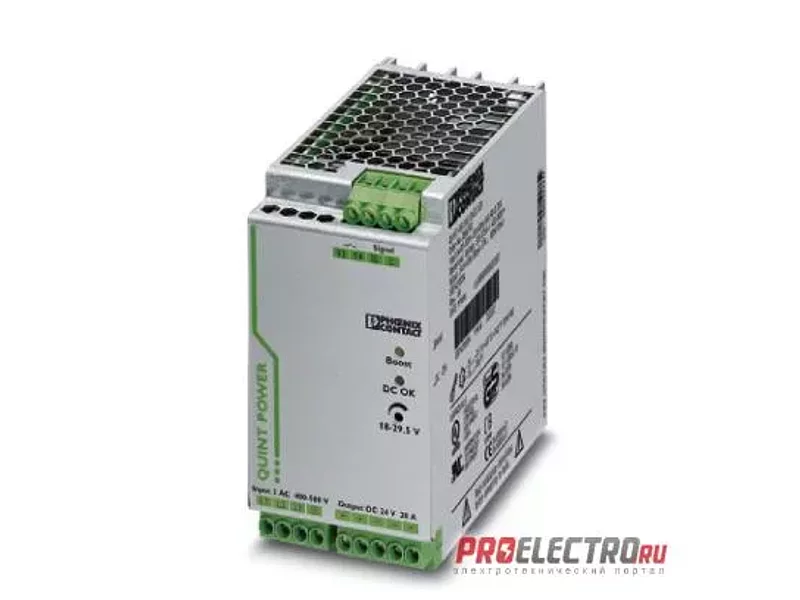 QUINT-PS/ 3AC/24DC/20 Импульсный блок питания - 2866792, Phoenix Contact