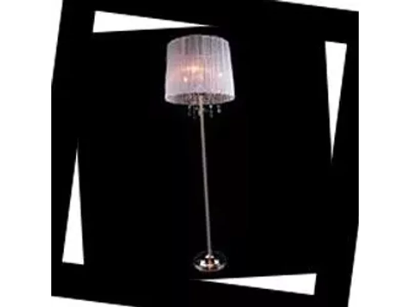 Eurosvet Хрусталь 2045/3F gold/white, Торшер