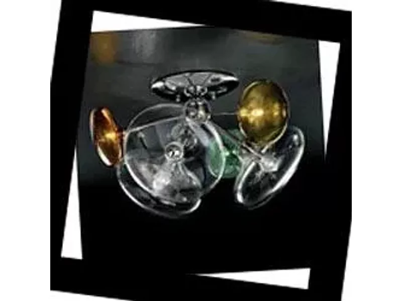 IDL 366/6PF CRISTALLO,VERDE,GIALLO,AMBRA Moira, Потолочный светильник