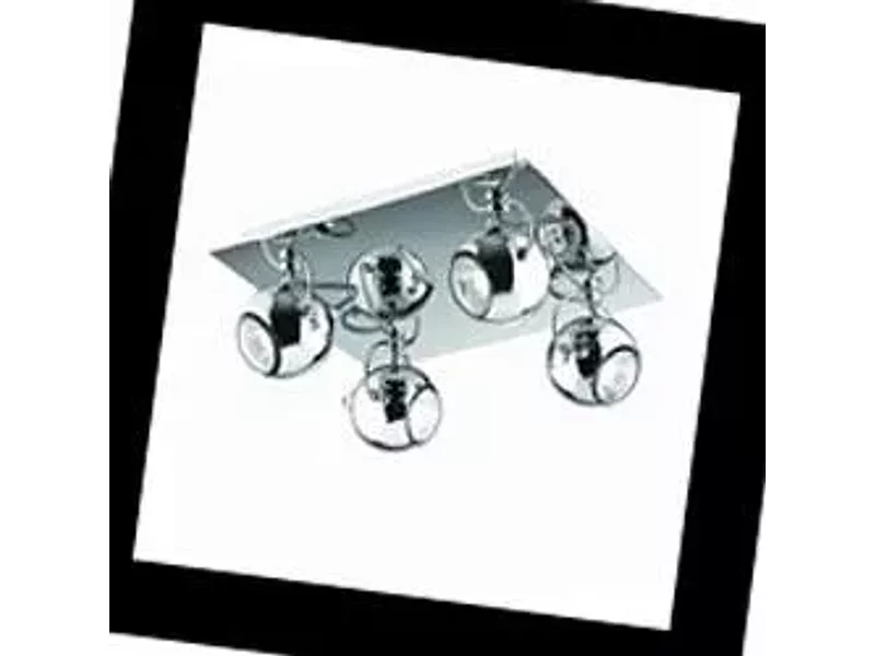LUNARE Lunare PL4 Cromo Ideal Lux, Потолочный светильник
