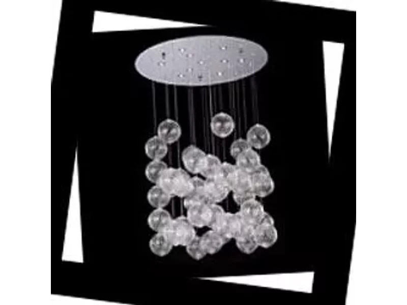 4100/S5  02 Bolle di Vetro Glass&Glass, Потолочный светильник