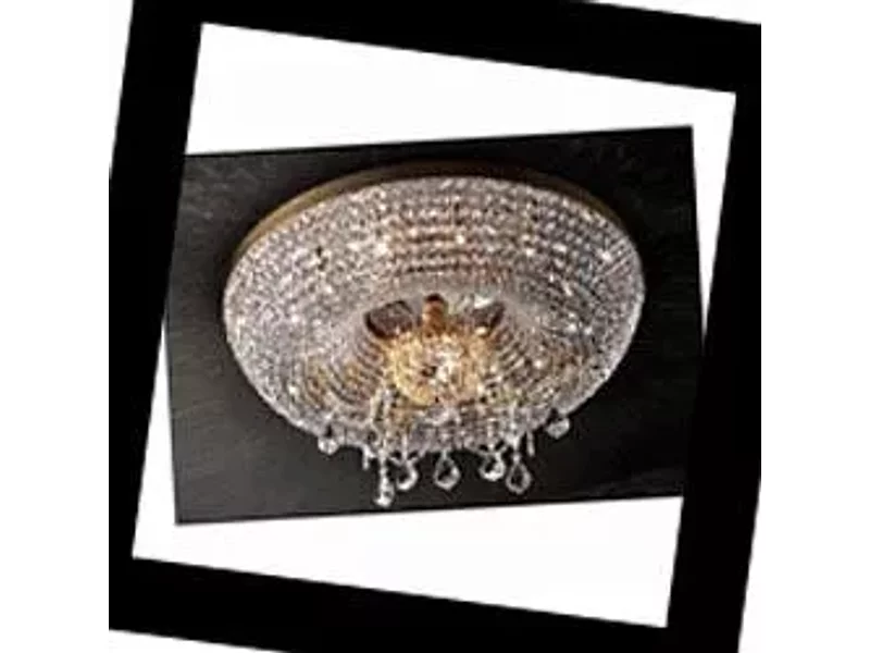 Imperial Masiero Luxury Gold Imperial/PL12+3 Asfour crystal, Потолочная люстра