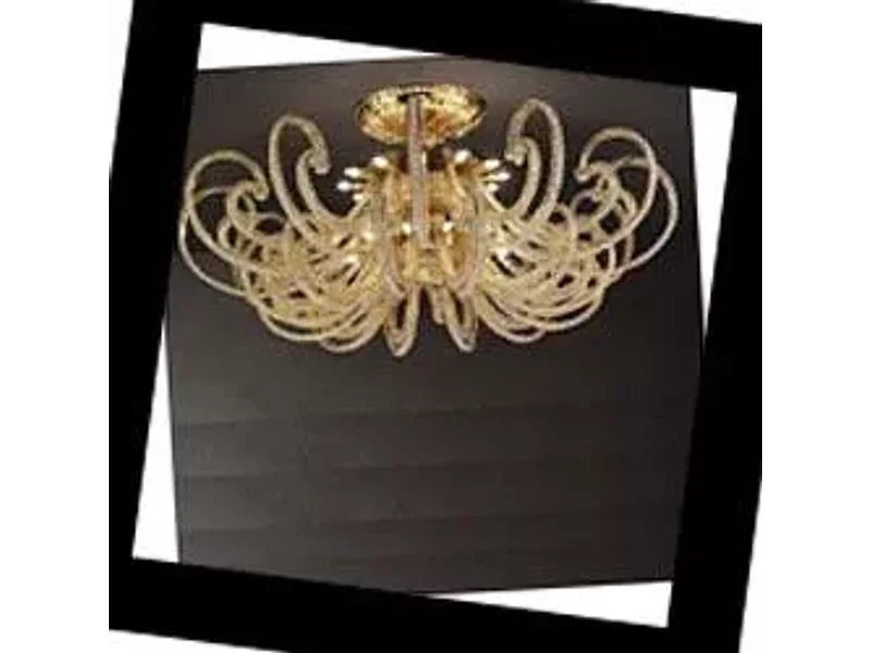Cristalry Cristalry Gold/PL24 Asfour crystal Masiero Luxury, Потолочная люстра