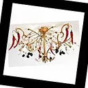 Tredici Design Murano Fruit 1369.3 F BRONZO, Потолочная люстра