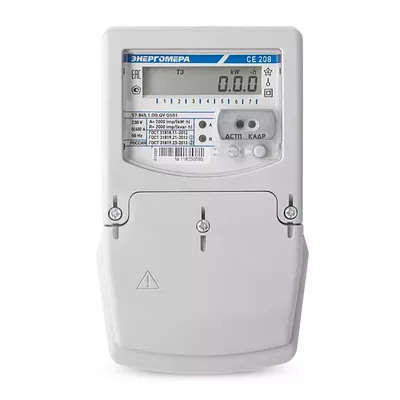 Счетчик электроэнергии однофазный многотарифный CE208-S7 IEC