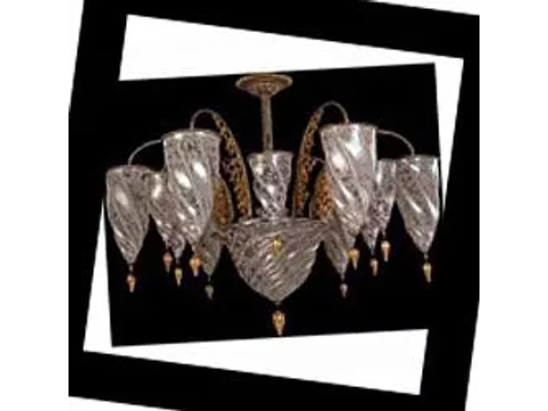 Archeo Venice Design Fountain Fontana F7/13 NE, Потолочная люстра Archeo Venice Fontana F7/13 NE