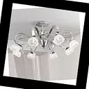 Masca 1864/8PL Argento nero ARTICA, Потолочная люстра