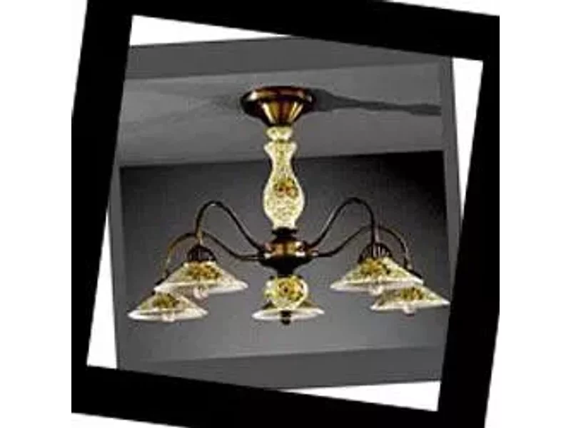 PL 3112/5.40 Green Ceramica 3112 La Lampada, Потолочная люстра
