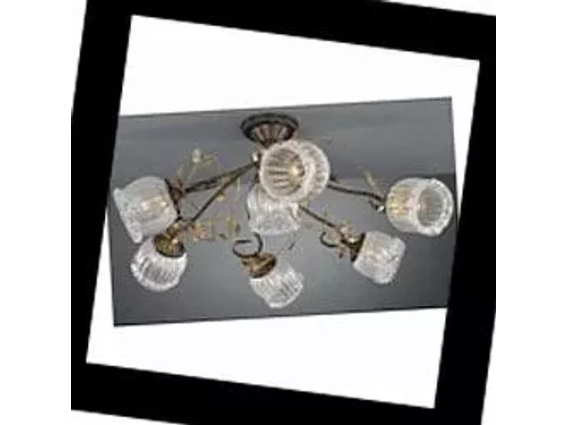 La Lampada 1380 PL 1380/6+1.40 White, Потолочная люстра