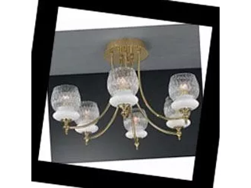 La Lampada 1208 PL 1208/6.26 White, Потолочная люстра