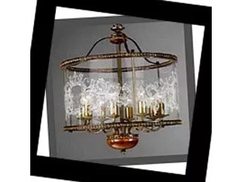 La Lampada L 386/8.40 Noce Bronze+Wood 3861, Подвесной светильник