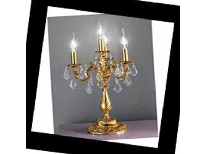 Nervilamp 920 920/3+1C Fr. Gold Crystal, Настольная лампа