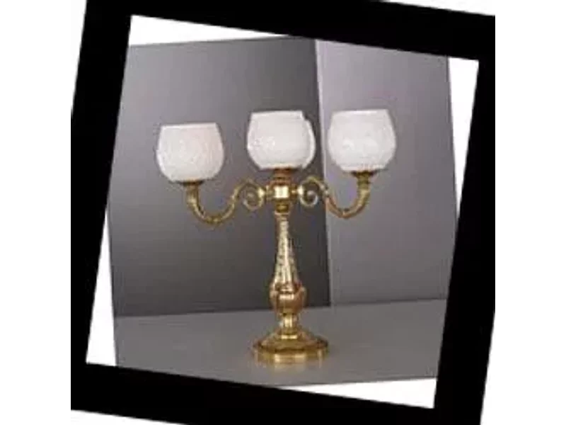 La Lampada 539-545 TGL 539/3+1.27 White Glass, Настольная лампа