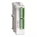 DVP04AD-S Модуль аналогового ввода: 4AI, 14bit, 24V DC Power, with RS485, SLIM